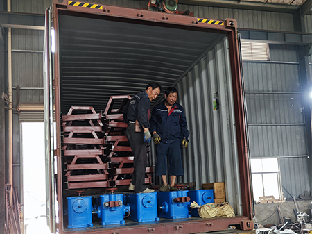 shaking tables shipping to Colombia